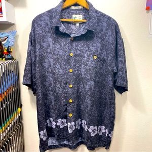 XL. VINTAGE RAYON HAWIAN STYLE BEACH SHIRT